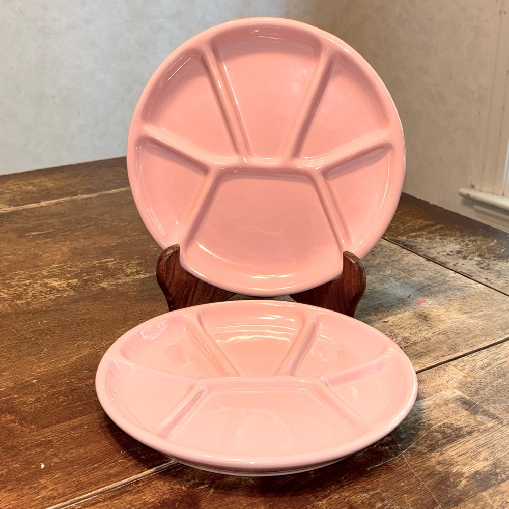 Williams-Sonoma fondue plates Pink